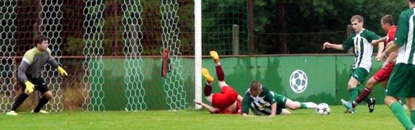 PU SK Albrechtice nad Orlicí - FK Jaroměř A 3.8.2014, foto: Václav Mlejnek